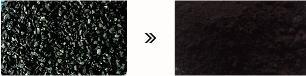 上海凈信研發(fā)土壤研磨機響應(yīng)國家《土十條》號-土壤研磨前后對比